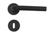 Halterungen & Scharniere  - Home>it Door Handle With L-handle 19 mm  Matte Black - 13334