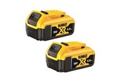 Akkus & Ladegeräte - Dewalt DCB184P2-XJ 18 V 5 Ah Battery Set - DCB184P2-XJ