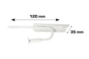 Haus & Garten - Home>it Window Sill Bracket with Wall Bracket 120 mm - 16978
