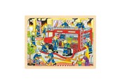Puzzle - Goki Wooden Jigsaw Puzzle - Fire Brigade 48pcs. Holz - 57527