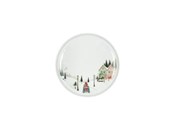 Tischgedeck - Pillivuyt Plate flat straight edge Winter 20 cm White Ovenproof porcelain - 24733
