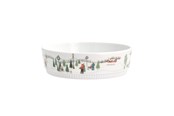 Küchenzubehör - Pillivuyt Bowl shallow no. 4 Winter 1.2 litres 20 cm White Ovenproof porcelain - 28347