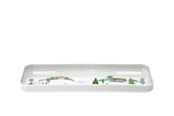 Küchenzubehör - Pillivuyt Dish rectangular Winter 36 x 12 cm White Ovenproof porcelain - 28349