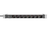 Stromkabel (Extern) - DIGITUS 8-Port - 1U - Aluminum PDU (Italian Outlets) - DN-95410-IT