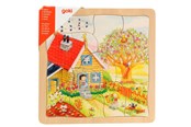 Puzzle - Goki 4-layer Puzzle Seasons 54pcs. Holz - 57684