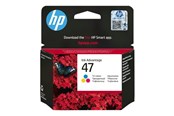 Druckerzubehör - Tinte & Toner - HP 47 / 6ZD61AE - Cyan Magenta Yellow Ink - 6ZD61AE#BHL