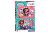 Puzzle - Clementoni Puzzle Gabby's Dollhouse 2x20st. Boden - 24802