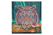 Kreativ-Spiele - Grafix Canvas Diamond Painting Tiger 30x30cm - 260008