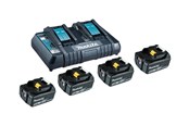 Akkus & Ladegeräte - Makita battery charger - with battery - 4 - Li-Ion - 199483-0