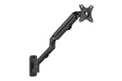 Monitorhalterung - Gembird MA-WA1-02 mounting kit - adjustable arm - for flat panel - up to 7 kg - fine texture black - MA-WA1-02