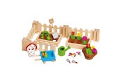 Holzspielzeug - Goki Dollhouse Garden Set 32 pcs. - 51729