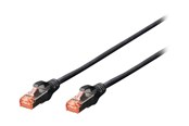 Netzwerk - Kabel - DIGITUS Professional patch cable - 3 m - black - Schwarz - 3m - DK-1644-030-BL-10