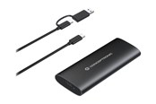 Festplatten Zubehör - Conceptronic DANTE04B - storage enclosure - dual protocol - M.2 Card (PCIe NVMe & SATA) / SATA SSD - USB-C 3.2 (Gen 2) - DANTE04B
