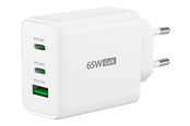 Handys - Adapter und Ladegeräte - j5create 65W GaN 3-Port Charger - JUP3365E-EN