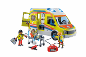 Playmobil - Playmobil City Action - Krankenwagen mit Licht und Sound - 71202
