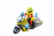 Figuren - Playmobil Notarzt-Motorrad mit Blinklicht - 71205