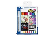 Utensilien zum Schreiben und Zeichnen - Staedtler Chalk marker Lumocolor 2.4mm 8pcs - 344 C8