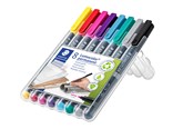 Utensilien zum Schreiben und Zeichnen - Staedtler Universal pen Lumo M perm 8pcs Box - 317 WP8-2