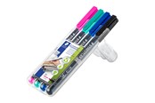 Utensilien zum Schreiben und Zeichnen - Staedtler Universal pen Lumo M perm 4pcs Box - 317 WP4-1