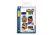 Utensilien zum Schreiben und Zeichnen - Staedtler Universal pen Lumocolor M per 10pcs - 317 C10