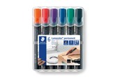 Utensilien zum Schreiben und Zeichnen - Staedtler Marker Lumocolor permanent 6pcs.box - 350 WP6