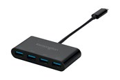 USB-Hubs - Kensington CH1200 USB-C® 4-Port Hub USB-Hubs - 4 - Schwarz - K33616WW