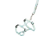 Hunde - Trixie Junior Puppy H-Harness with Lead M-L: 27-45cm/10mm 2m. mint - TX15355