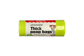 Hunde - Dogman Dicke Kotbeutel mit Bindehenkeln Lime (50er-Pack) - 738831