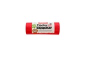 Hunde - Dogman Dicke Kotbeutel mit Bindehenkeln Rot (50er-Pack) - 738832