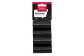 Hunde - Dogman Kompakte schwarze Mini-Kotbeutel (4x20 Stück) - 738911