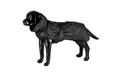 Hunde - Dogman Dog Raincoat Aqua Black 35cm - 757095
