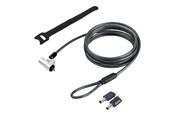 Systemzubehör - StarTech.com Laptop cable lock 6Ft Compatible With Noble Wedge Laptop Cable Lock 6Ft (2m) Anti-Theft Keyed Lock Security Cable - NBLWK-LAPTOP-LOCK