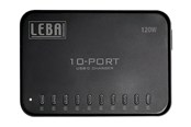 Handys - Adapter und Ladegeräte - LEBA Innovation LEBA NoteCharge power adapter - 12 watts per port - 24 pin USB-C - 120 Watt - NCHAR-UB10-SC