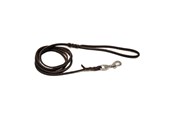 Hunde - Dogman Leather Leash Lina Brown M 12mm x 180cm - 220316