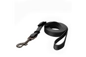 Hunde - Dogman Iris Verstellbare Nylon Hundeleine Schwarz Klein 10mm 120-200cm - 223000