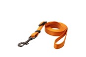 Hunde - Dogman Iris Verstellbare Nylon Hundeleine Orange Groß 20mm 120-200cm - 223026