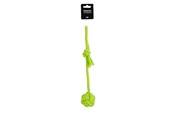 Hunde - Dogman Spielzeug Ball/Seil Grün 6/35cm - 325017