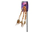 Katzen - Dogman Katzenspielzeug Spielangel mit Katzenminze-Schwänzen 130cm - 331315