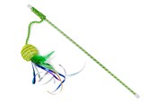 Katzen - Dogman Angel für Katzen mit Fransenball Grün 47cm - 331354