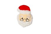 Hunde - Dogman Weihnachts-Hundespielzeug Weihnachtsmannball 10x14cm - 333438