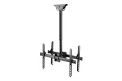 Wandhalterungen, AV-Halterungen & AV-Möbel - Deltaco Office ARM-0403 mounting kit - back-to-back telescopic - for 2 flat panels - black - Max 45 kg - recommended for 70" - ARM-0403