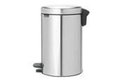 Ergonomie - brabantia newIcon - rubbish bin - 12 L - matt steel - 11 20 41