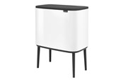 Reinigung - brabantia Bo Touch Bin - rubbish bin - 33 L - white - 31 35 23