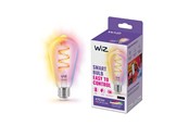 Smart-Home - WiZ ST64 E27 Clear Smart Filament Bulb - RGB/16 Million colors + Dimmable White LED - 929003267301