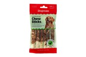 Hunde - Dogman Kaustangen umwickelt mit Ente 12cm (6er-Pack) - 310235