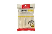 Hunde - Dogman Mit Huhn gefüllte Rinderhaut-Kauknochen 12.5cm (2er-Pack) - 315080