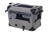Hunde - Dogman Milou Canvas Crate Grey Large 70x52x52cm - 375612