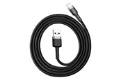 USB Kabel - Baseus Cafule USB Lightning Cable 1.5A 2m (Gray+Bl - CALKLF-CG1