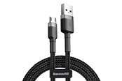 USB Kabel - Baseus Cafule Micro USB cable 1.5A 2m (Gray + Black - CAMKLF-CG1