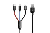 USB Kabel - Baseus Rapid USB Cable 3in1 Type C / Lightning / M - CAMLT-BSY01